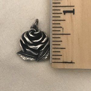 Rare Retired James Avery Rose Charm